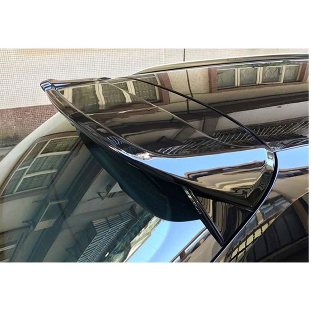 Audi A3 8V SB 2012+ - Spoiler, RS3 V2 Stil, Tavan Üzeri, Piano Black Boyalı Ürün Yüzeyi, ABS