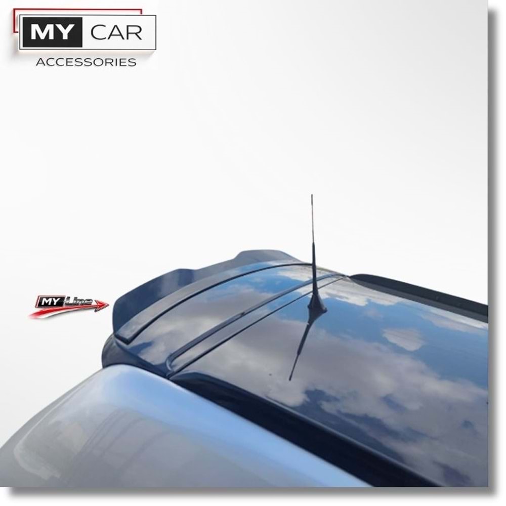 Universal - Spoiler, Max Design V2 Stil, Tavan Üzeri/95 cm, Piano Black Boyalı Ürün Yüzeyi, ABS