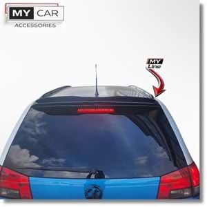 Universal - Spoiler, Max Design V2 Stil, Tavan Üzeri/95 cm, Piano Black Boyalı Ürün Yüzeyi, ABS