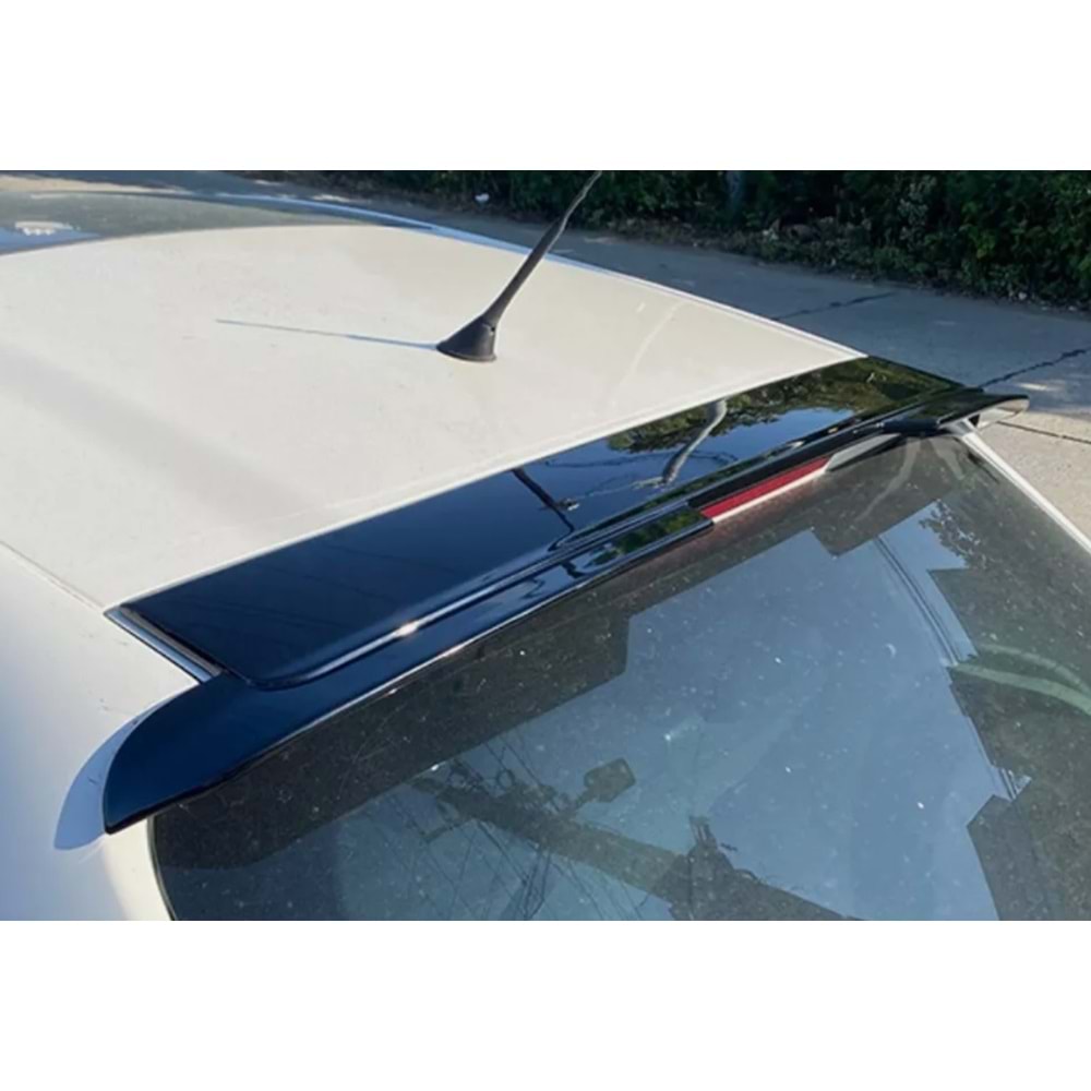 Seat Ibiza Mk4 5D 2008+ - Spoiler, Cupra V2 Stil, Tavan Üzeri, Piano Black Boyalı Ürün Yüzeyi, ABS