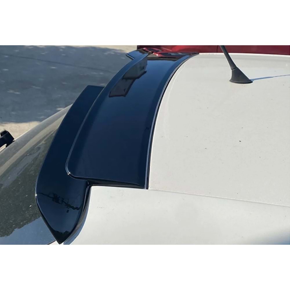 Seat Ibiza Mk4 5D 2008+ - Spoiler, Cupra V2 Stil, Tavan Üzeri, Piano Black Boyalı Ürün Yüzeyi, ABS