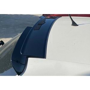 Seat Ibiza Mk4 5D 2008+ - Spoiler, Cupra V2 Stil, Tavan Üzeri, Piano Black Boyalı Ürün Yüzeyi, ABS