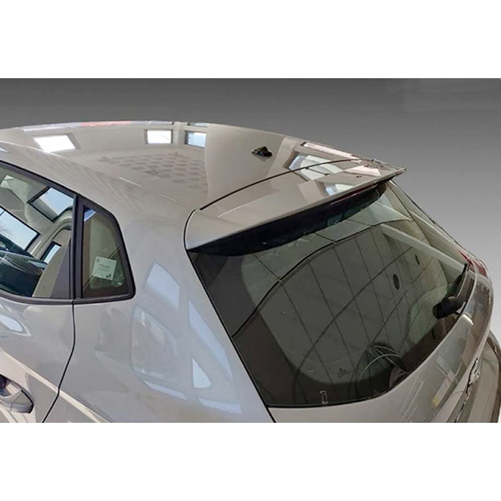 Seat Ibiza Mk5 2017+ - Spoiler, Oem V2 Stil, Tavan Üzeri, Piano Black Boyalı Ürün Yüzeyi, ABS