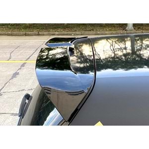 VW Golf Mk6 2008+ - Spoiler, Oettinger Stil V2, Tavan Üzeri, Piano Black Boyalı Ürün Yüzeyi, ABS