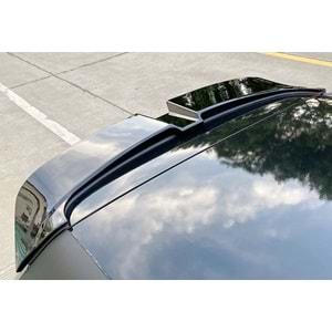VW Golf Mk6 2008+ - Spoiler, Oettinger Stil V2, Tavan Üzeri, Piano Black Boyalı Ürün Yüzeyi, ABS
