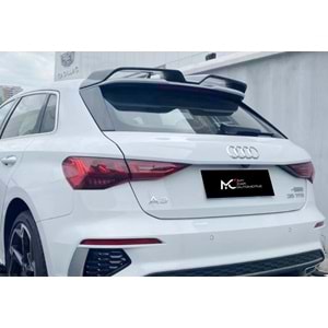 Audi A3 8Y SB 2020+ - Spoiler, Oettinger V2 Stil, Tavan Üzeri, Piano Black Boyalı Ürün Yüzeyi, ABS