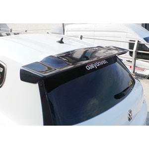 VW Scirocco Mk3 FL 2014+ - Spoiler R Cup Stil, Tavan Üzeri, Piano Black Ürün Yüzeyi, FRP