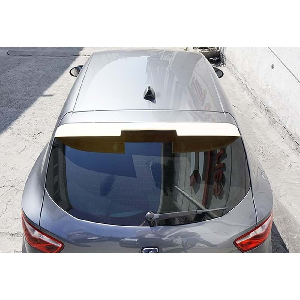 Seat Ibiza Mk4 2D 2008+ - Spoiler Cupra V1 Stil, Tavan Üzeri, İşlem Yapılmamış Ham Ürün Yüzeyi, ABS