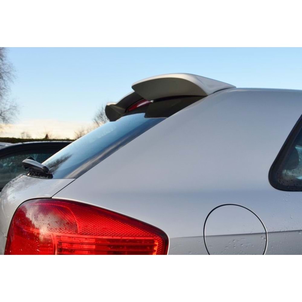 Audi A3 8P 2D 2003+ - Spoiler, RS3 V1 Stil, Tavan Üzeri, Piano Black Boyalı Ürün Yüzeyi, FRP