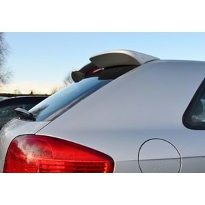 Audi A3 8P 2D 2003+ - Spoiler, RS3 V1 Stil, Tavan Üzeri, Piano Black Boyalı Ürün Yüzeyi, FRP