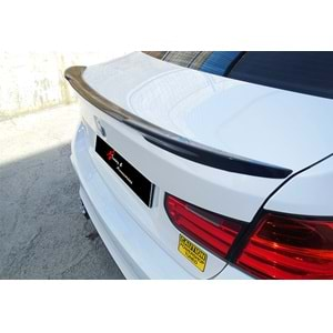 BMW F30 2012+ - Spoiler M4 V2 Stil Bagaj Üzeri, Piano Black Boyalı Ürün Yüzeyi ABS