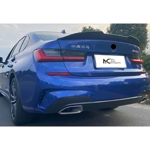 BMW G20 2019+ - Spoiler PSM V2 Stil, Bagaj Üzeri, Piano Black Boyalı Ürün Yüzeyi, ABS