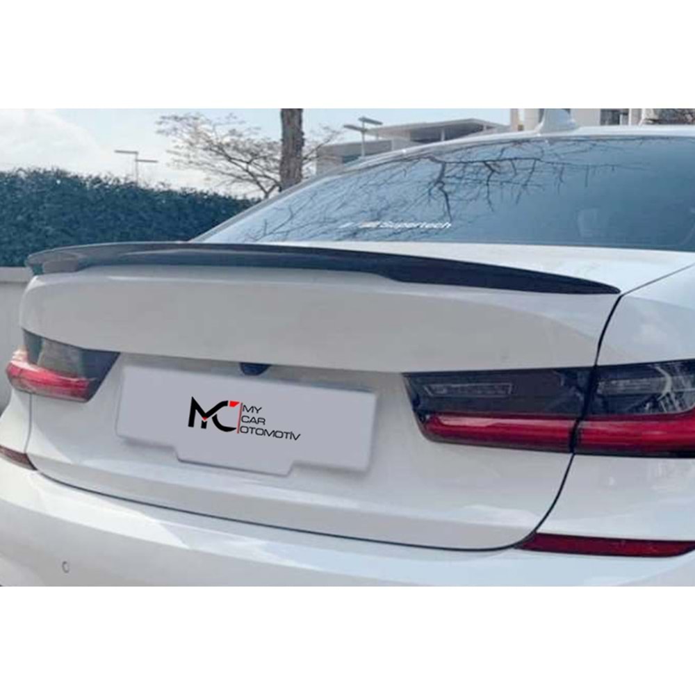 BMW G20 2019+ - Spoiler M Performance V2 Stil, Bagaj Üzeri, Parlak Siyah ABS