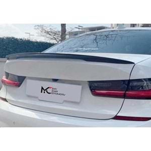 BMW G20 2019+ - Spoiler M Performance V2 Stil, Bagaj Üzeri, Parlak Siyah ABS