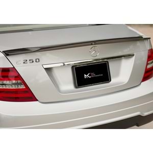 M. Benz W204 2007+ - Spoiler, Renntech V2 Stil, Bagaj Üzeri, Piano Black Boyalı Ürün Yüzeyi, ABS
