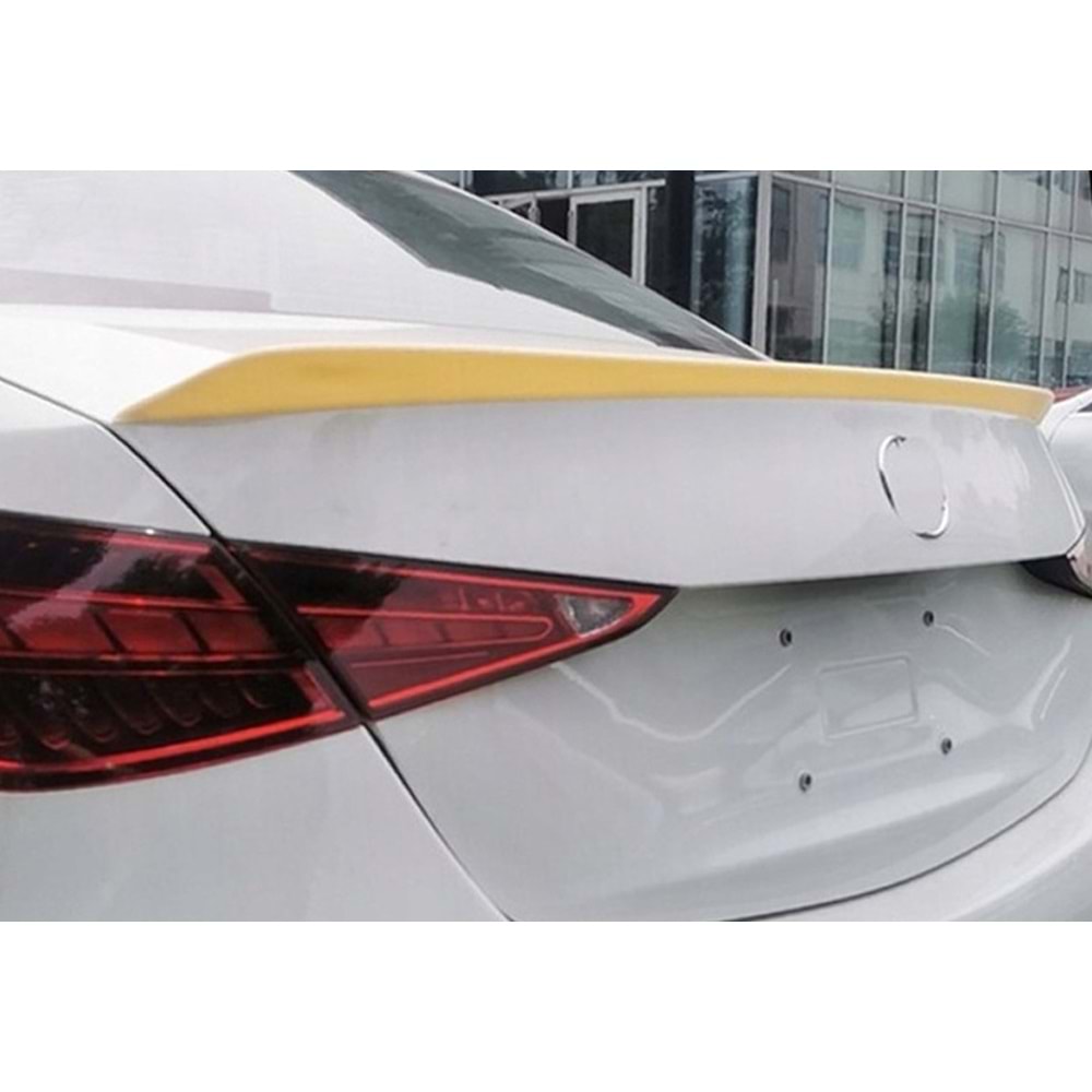 M. Benz W206 2021+ - Spoiler AMG C63 V1 Stil Anatomik Bagaj Üzeri , İşlem Yapılmamış Ham Ürün Yüzeyi ABS