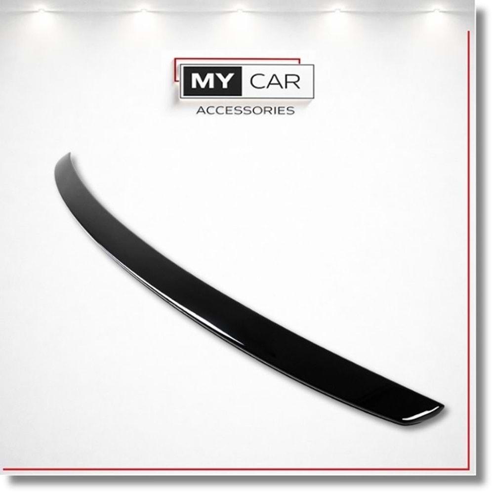 Audi A6 C7 FL 2015+ - Spoiler, S6 V2 Stil, Bagaj Üzeri, Piano Black Boyalı Ürün Yüzeyi, ABS