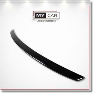 Audi A6 C7 FL 2015+ - Spoiler, S6 V2 Stil, Bagaj Üzeri, Piano Black Boyalı Ürün Yüzeyi, ABS