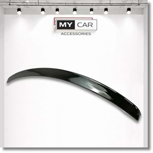 Audi A4 B8 FL 2012+ - Spoiler, S4 Anatomic V2 Stil, Bagaj Üzeri, Piano Black Boyalı Ürün Yüzeyi, ABS