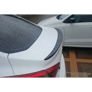 Ford Focus SD Mk4 2018+ - Spoiler Oem Hybrid Anatomik V2 Stil, Bagaj Üzeri, Piano Black Boyalı Ürün Yüzeyi, ABS