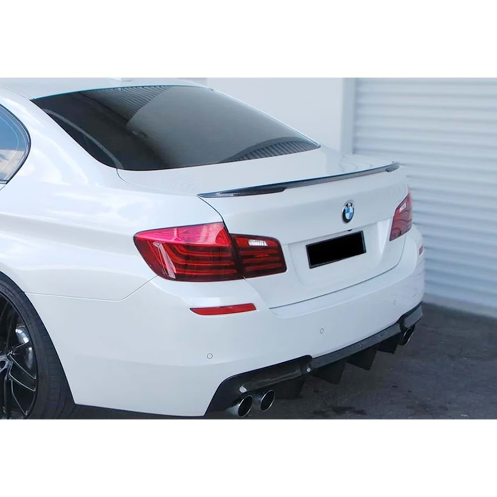 BMW F10 2010+ - Spoiler, M Performance V2 Stil, Bagaj Üzeri, Piano Black Boyalı Ürün Yüzeyi, ABS