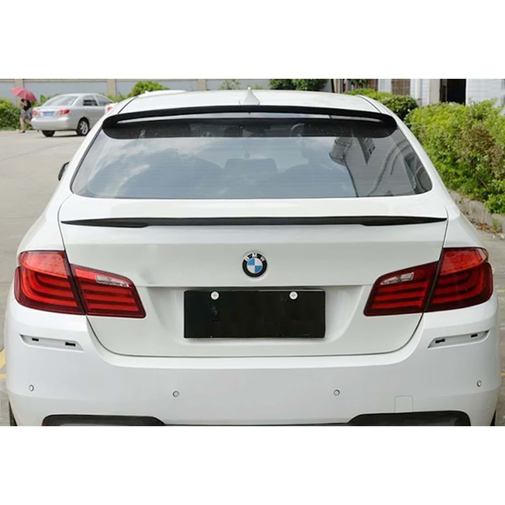 BMW F10 2010+ - Spoiler, M Performance V2 Stil, Bagaj Üzeri, Piano Black Boyalı Ürün Yüzeyi, ABS