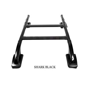 Nissan Navara 3 2014+ - Tavan Çıtası/Üst Shark V1 Stil, Mat Siyah Ürün Yüzeyi, Alm., Set