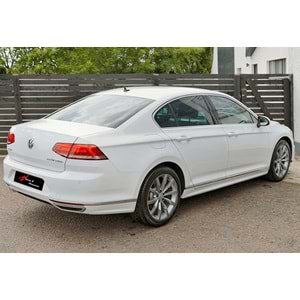 VW Passat B8 2015+ - Marşpiyel R Line Stil, İşlemsiz Ham Yüzey Vakum, Set