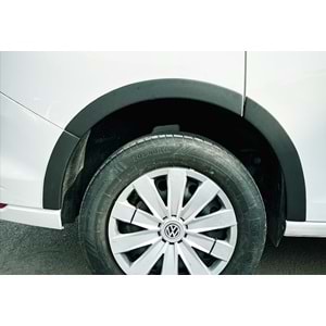 VW Caddy Mk4 2020+ - Çamurluk Üzeri Kaplaması A Plus+ Alltrack V1 Stil, Mat Siyah Ürün Yüzeyi Vkm. Set
